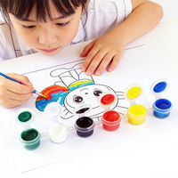 Peinture de bonne qualité, 44 couleurs, 60 ml/120 ml/500 ml/1000 ml, peintures acryliques qui brillent dans le noir pour la peinture fluide, briques, ours