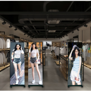 Indoor LED Poster Effect LED Screen P1.86 P2 P2.5 Portable <strong>Smart</strong> Advertising Player Led Screen Poster <strong>Display</strong> for Shopping Mall - Product Image 4