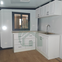Casa Modular Pequeña de 2-3 Dormitorios, Casa Contenedor Plegable Prefabricada de 20 pies/40 pies, Casa Contenedor Expandible Móvil de Lujo con 1 Año de Garantía