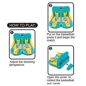 Nuevo Juego de Mesa 1V1 Insane Mini Slam <span class=keywords><strong>Dunk</strong></span> 2026, Juguete de Baloncesto para Dos Jugadores con Contador de Puntos para Niños - Product Image 4