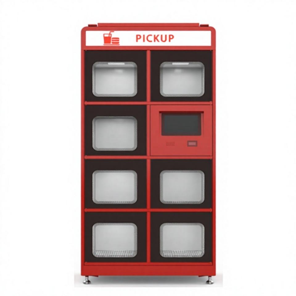 Single-sided Food Pickup Locker with Food Grade ABS Liner 10.1 Inch ...
