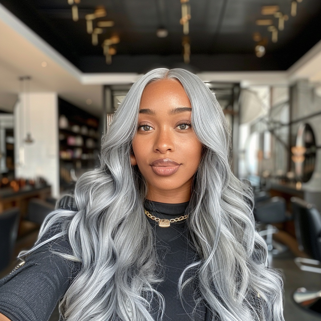silver grey