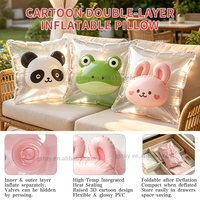 Coussin gonflable décoratif en forme d'animal pour événements, oreiller publicitaire personnalisé, coussin d'air transparent