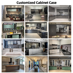 Vente chaude SS304 Inoxydable Armoires De Cuisine Sans Formaldéhyde En Forme De L Lumière De Luxe <span class=keywords><strong>pour</strong></span> <span class=keywords><strong>Restaurant</strong></span> Salle À Manger Meubles Modernes - Product Image 5