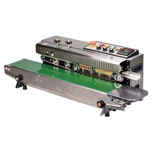 เครื่องซีลปากถุงอัตโนมัติ สแตนเลส สำหรับฟอยล์อลูมิเนียมและถุงพลาสติก เครื่องปิดผนึกด้วยความร้อนอัตโนมัติ - Product Image 2