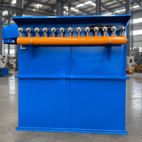 Système de filtration de poussière industrielle haute performance pour l'usine de transformation des céréales, collecteur de poussière en sac pour usine d'aliments pour animaux