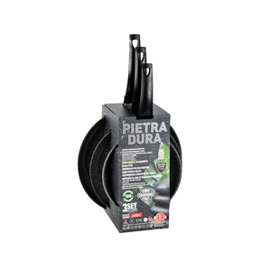 Set di 3 Padelle Antiaderenti Pietra Dura 20 24 28 Cm - Product Image 1