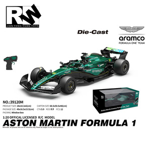 Jianfengyuan - Coche de Juguete de Fórmula 1 Aston Martin a Escala 1/20, Modelo de Metal Fundido a Presión, con Control Remoto de 2.4GHZ y 4 Canales, Licencia Oficial, para Niños - Product Image 6