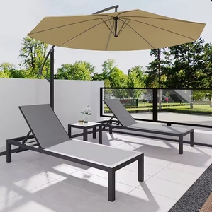 Chaises longues de haute qualité, chaises longues de plage très vendues, meubles d'extérieur pour piscine, meubles d'extérieur antiques, chaises longues de plage et d'hôtel en aluminium - Product Image 6