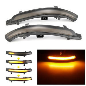 Clignotant dynamique séquentiel à LED ADT couleur ambre pour rétroviseur latéral VW Golf 7 MK7, installation Plug & Play 12V 10W, effet de mouvement - Product Image 2