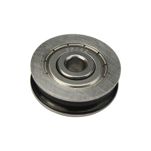 Roulements à billes à gorge profonde non standard S608ZZ fournis par le fabricant, anneau extérieur en acier inoxydable en forme de U, 6*27.9*9mm, poulie métallique - Product Image 3