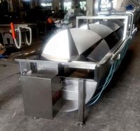 Machine de pré-refroidissement de qualité Refroidisseur en spirale à vis pour équipement de ligne de traitement de pieds de poulet de volaille