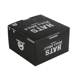 Boîte d'emballage en carton ondulé pour casquette de baseball, format personnalisé, pour stockage, expédition et présentation de cadeaux, vente en gros - Product Image 1