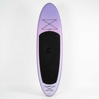 Trendiges Lavendel-Aufblasbares Allround-SUP-Board aus PVC-Material mit Ästhetischem Design für Yoga Unisex Paddleboard OEM-Service