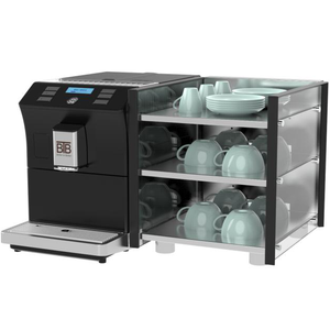 Machine à café <span class=keywords><strong>italienne</strong></span> automatique personnalisée professionnelle, cafetière électrique, couvercle de cuisine, chauffe-tasse - Product Image 4