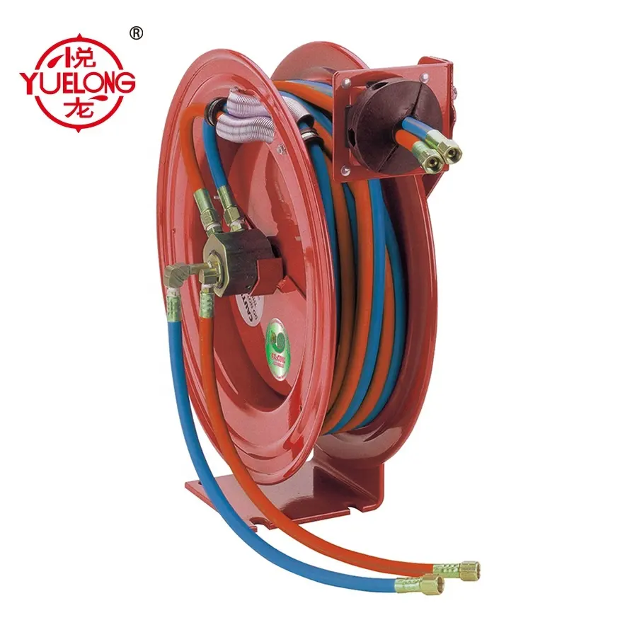 Tubo flessibile per saldatura a doppia linea ad alta resistenza da 15/64 pollici tubo flessibile in gomma per Gas ossigeno acetilene doppio tubo per saldatura