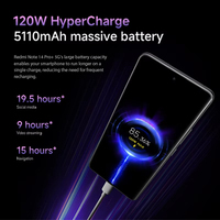 En stock, téléphone portable Xiaomi Redmi Note 14 Pro Plus 5G, écran AMOLED 6,67 pouces, Snapdragon 7s Gen 3, HyperCharge 120W, appareil photo 200MP OIS