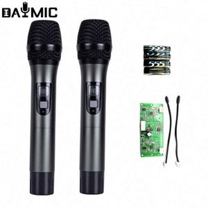 Microphone de poche M2 sans fil à double émetteur (2 canaux) avec boîtier de rangement, fréquence 600-690 MHz - Product Image 2