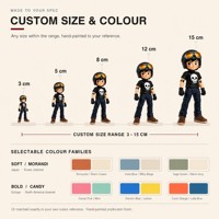 Figurine d'action OEM personnalisée Anime Chibi Boy Figurine Boîte Mystère Blind Box Jouet Statue PVC Vinyle Collection en Gros