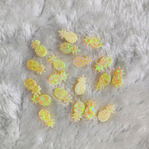 Perles d'<span class=keywords><strong>opale</strong></span> d'<span class=keywords><strong>ananas</strong></span> Trou complet Couleur jaune Charmes en forme d'<span class=keywords><strong>ananas</strong></span> Pierre d'<span class=keywords><strong>opale</strong></span> synthétique - Product Image 1
