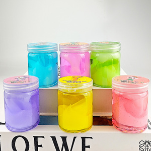 Wholesale Extra-Stretchy Simple Design Scented Clear Slime Mix Cream Crystal Slime - Product Image 4