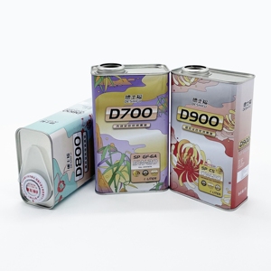 Envase Rectangular de Metal de 1 Litro para Aceite de Motor y Lubricante - Product Image 4
