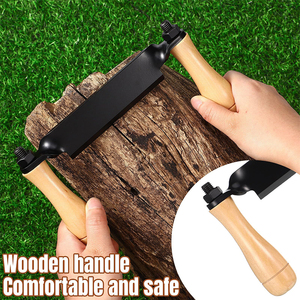 Grattoir manuel incurvé Rabot en cuir Couteau de jardinage en écorce de fer Grand grattoir droit de 8 pouces - Product Image 5