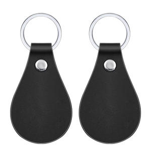 Llavero de cuero PU personalizado llavero de cuero personalizado con remaches llaveros regalo DIY personalizado para boda Navidad - Product Image 5