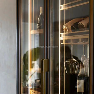 Cave à vin aspect bois en acier inoxydable avec contrôle de la température de 5 ~ 20'C - Product Image 3