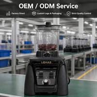 Lohas 4-in-1 blender, elektrische hogesnelheidsmixer, multifunctionele keukenapparatuur voor smoothies, sap, malen, voedselverwerking en restaurants.