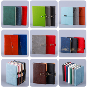 Tùy Chỉnh A5 Từ Handmade Máy Tính Xách Tay Trang In Ấn Giá Rẻ Trung Quốc Văn Phòng Phẩm Nguồn Cung Cấp Thấp Moq Da Tạp Chí May Ràng Buộc - Product Image 6