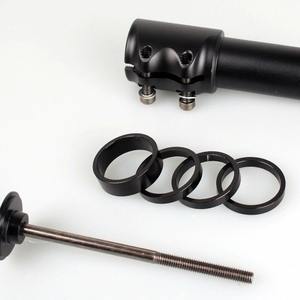 Extensión de manillar para bicicleta de montaña, accesorio de manillar negro y plateado, duradero para bicicletas de montaña - Product Image 2