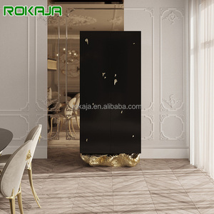 Mueble para Vino de Cobre de Alta Gama, Personalizado, para Sala de Estar de Villa de Lujo, Almacenamiento para el Hogar, Hotel, Aparador Decorativo, Rkj-rx25194, Cobre - Product Image 1