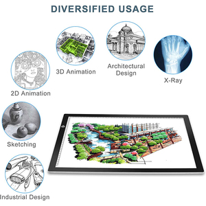 Chất lượng cao siêu mỏng có thể điều chỉnh USB acrylictracing vẽ A3 Board xách tay dẫn ánh sáng Hộp ánh sáng Pad - Product Image 3