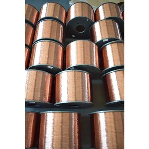 High quality cca wire copper clad aluminum o.12mm Polyimide Enameled Copper Wire PEW 180,200,220 Ccaw Voice Coil Wire