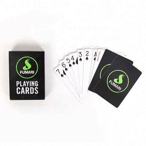 Cartas de Póker Negras Resistentes al Agua, Hechas de Papel Duradero, Regalo Creativo a Precio Competitivo para Jugadores de Póker - Product Image 3