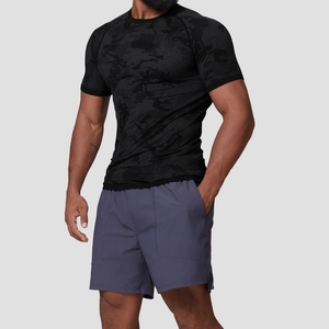 T-shirt personnalisé imprimé en gros pour hommes – T-shirt de sport respirant et confortable pour la gym, la compression et l'entraînement - Product Image 1