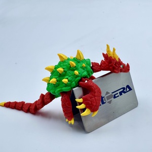 Ciondolo Tartaruga Drago Stampato in <span class=keywords><strong>3D</strong></span> Meetcera, Giocattolo Antistress Articolato, Oggetto Decorativo Personalizzabile - Product Image 3