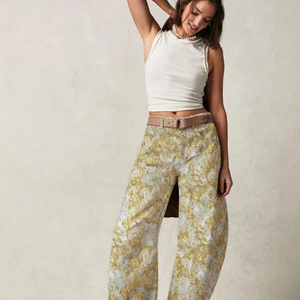 Pantalones Vaqueros con Estampado Retro Estilo Y2K para Mujer, Primavera y Otoño 2025 |   Jeans de Cintura Alta, Pierna Ancha y Holgados, Venta Directa de Fábrica - Product Image 4