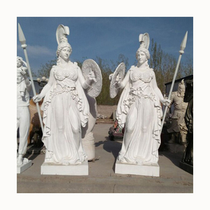 Statua di Uomo <span class=keywords><strong>Romano</strong></span> Nudo a Cavallo, Prezzi Personalizzati, Grande Scultura in Pietra Intagliata a Mano, Figura Moderna in Marmo, Schiuma+Legno Massiccio, Stile Occidentale - Product Image 5