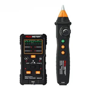 MS6816 החדש RJ11 RJ45 Cat5 Cat6 טלפון חוט Tracker Tracer טונר Ethernet LAN כבל רשת Tester גלאי קו Finder