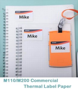 50x30mm vuông tự dính Sticker Trắng mô hình cho phomemo M110/M110s/M120/M200/M220 máy in nhãn - Product Image 5