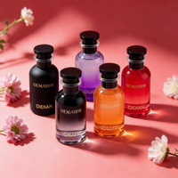 Botellas de Perfume de Vidrio Vacías de Primera Calidad, 30ml 50ml 100ml, Forma Cilíndrica Redonda, Ecológicas, para Elaboración de Perfumes y Viajes