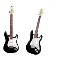 L'usine vend des guitares électriques ST populaires à bas prix. Planches de fingerboard en érable et en palissandre très populaires.