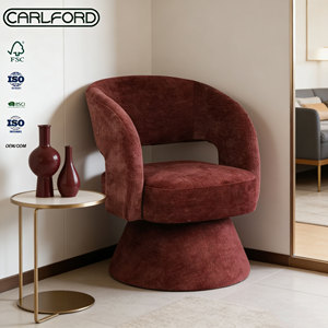 CARLFORD Fauteuil Pivotant Moderne <span class=keywords><strong>Design</strong></span> de Luxe pour Salon, Siège d'Appoint Hôtelier, Canapé Individuel - Product Image 1