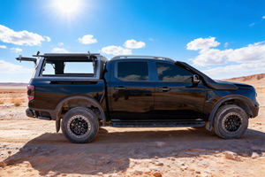 SEMRISE Couvre-caisse de camionnette en aluminium noir avec capacité de 501L-600L, installation facile pour <span class=keywords><strong>Toyota</strong></span> Hilux Vigo Revo - Product Image 4