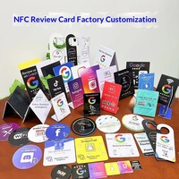 Expositor de acrílico personalizado con NFC para reseñas de Google, letrero de mostrador con código QR para reseñas, para restaurantes, hoteles, venta al por mayor