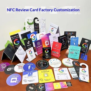 מעמד אקרילי מותאם אישית עם NFC לסקירת גוגל, שלט שולחני עם קוד QR לסקירה, לתצוגה במסעדות, מלונות, סיטונאי - Product Image 4