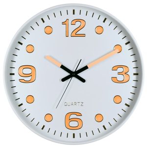 Glow in the Dark <b>Decorative</b> <b>Wall</b> <b>Clock</b> Rounded Shape Luminous and Eye-Catching - Product Image 2