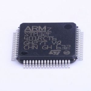 ไมโครคอนโทรลเลอร์ 32 บิต STM32F ARM Cortex M4 RISC หน่วยความจำแฟลช 256KB แรงดันไฟฟ้า 1.8V/2.5V/3.3V 64 พิน LQFP แบบถาด - ถาด STM32F401RCT6 - Product Image 1